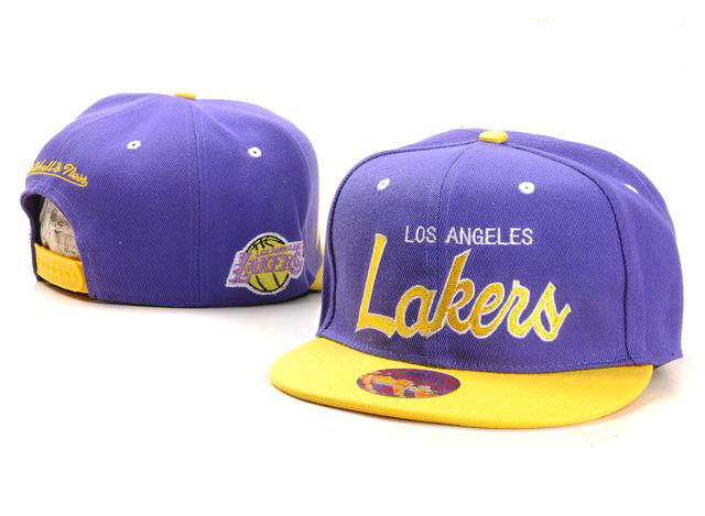NBA Los Angeles Lakers M&N Snapback Hat NU06